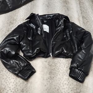 Forever 21 Black Bomber Jacket